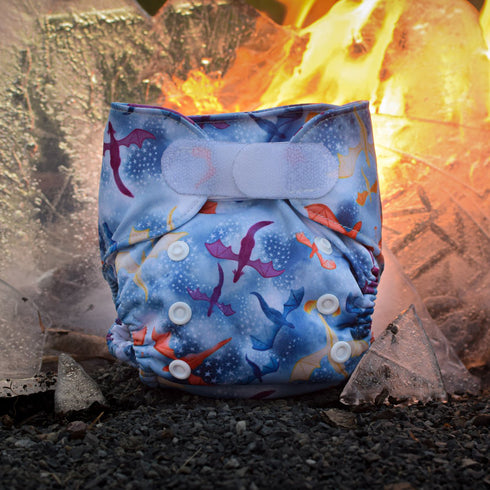 ONE BRAND, ONE STYLE | Newborn Modern Cloth Nappy Hire Package | Alcmena All in Two